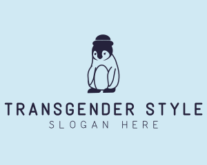 Baby Penguin Animal logo design