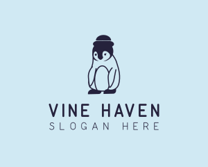 Baby Penguin Animal logo design