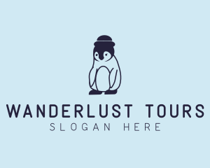 Baby Penguin Animal logo design