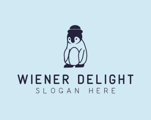 Baby Penguin Animal logo design