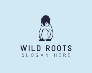 Baby Penguin Animal logo design