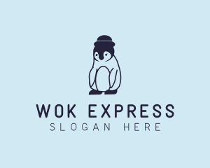 Baby Penguin Animal logo design