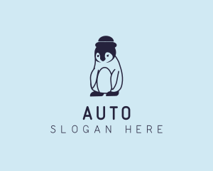 Baby Penguin Animal logo design