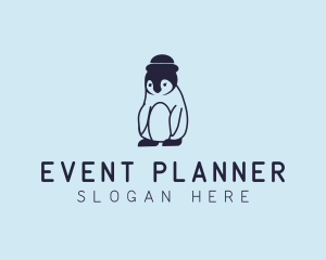 Hat - Baby Penguin Animal logo design