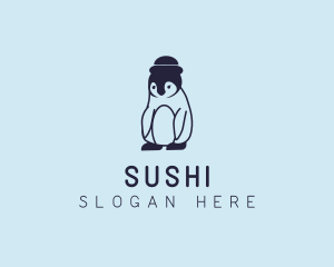 Baby Penguin Animal logo design