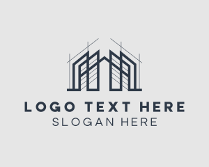 Developer - Industrial Property Architecture logo design