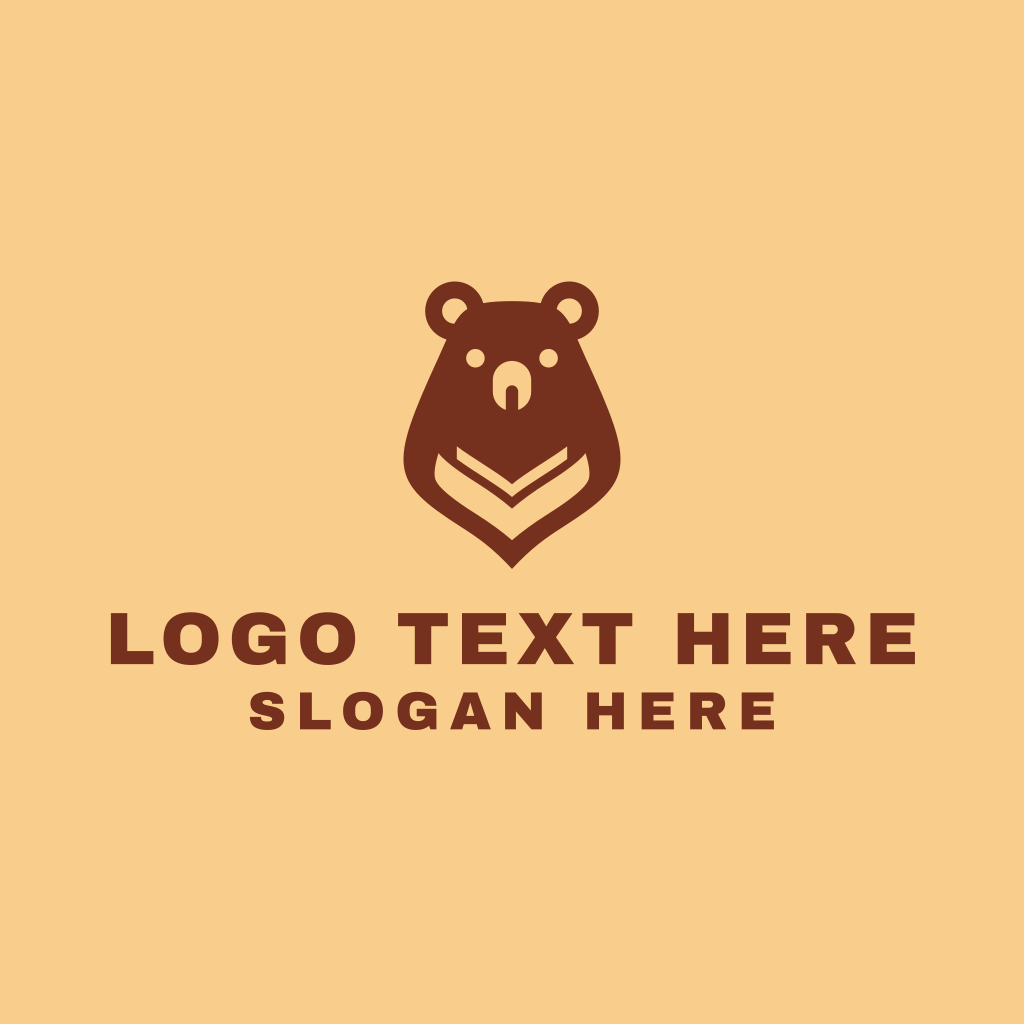 Book Bear Preschool Logo | BrandCrowd Logo Maker