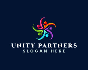 Cooperation - Volunteer Community Star logo design