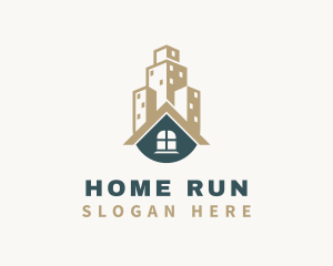 Home Building Property logo design