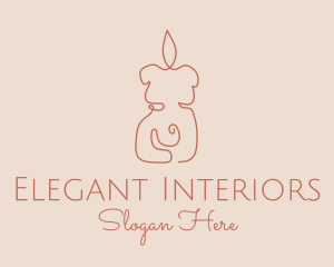 Candle Home Decor logo design