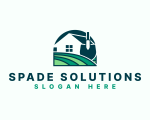 Shovel House Landscaping logo design