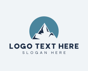 Tourism - Mountain Summit Travel logo design