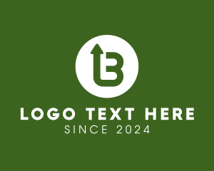Financial - Arrow Letter B Company Firm logo design