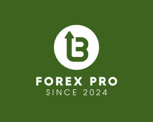 Forex - Arrow Letter B Company Firm logo design