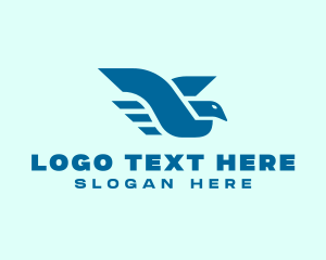 Flying - Flying Bird Wings logo design