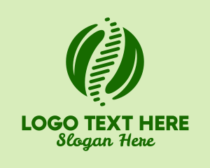 Science - Environmental Science Leaves logo design