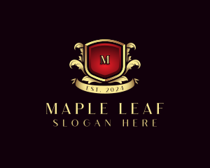 Luxury Shield Insignia logo design