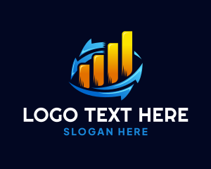 Sales - Arrow Graph Development logo design