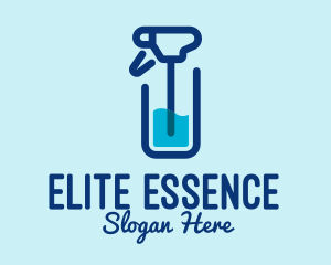 Cleaning Equipment - Disinfection Spray Bottle logo design