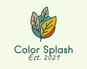 Colorful Leaf Gardening  logo design