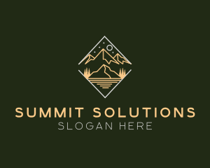 Forest Mountain Summit logo design