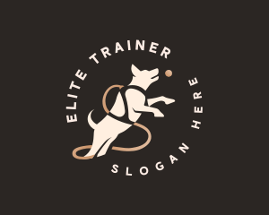 Dog Leash Trainer logo design