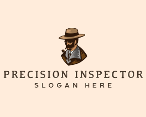 Detective Hat Spy logo design