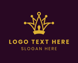 Ruler - Elegant Royal Crown logo design