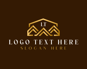 Construction - House Roof Real Estate logo design