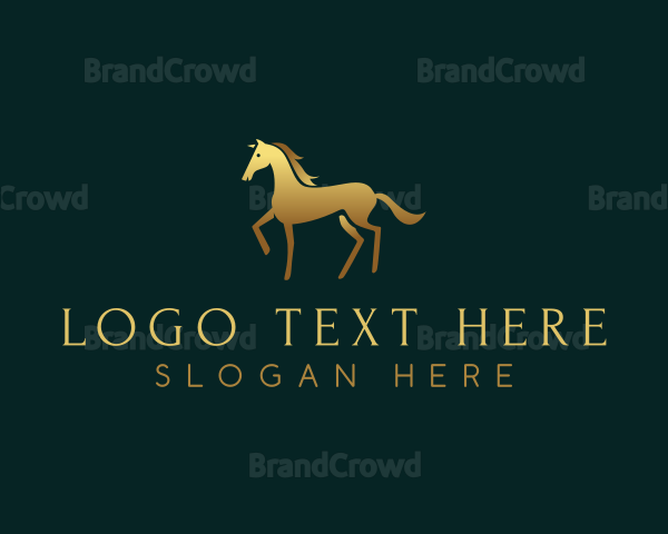 Luxury Horse Equine Logo