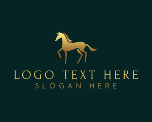 Equestrian - Luxury Horse Equine logo design