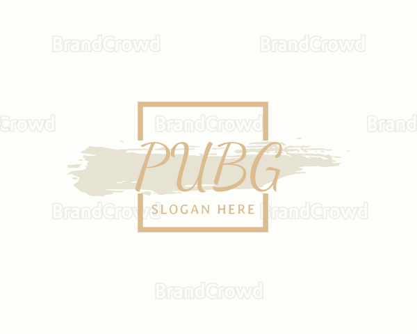 Elegant Gold Brand Business Logo