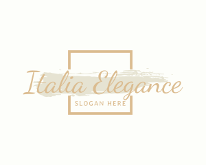 Elegant Gold Brand Business logo design