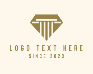 Corporate - Diamond Pillar Realty logo design