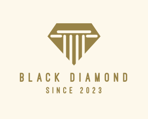 Diamond Pillar Realty logo design