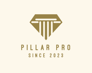 Diamond Pillar Realty logo design