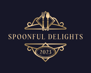 Spoon Fork Cutlery logo design