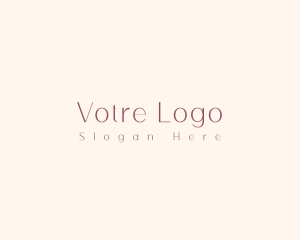 High End - Minimalist Feminine Business logo design