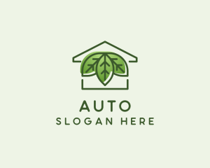 Vegetable - Leaf Vegan House logo design