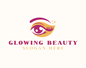 Eyelashes Eyebrow Aesthetician  logo design