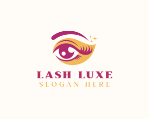 Eyelashes Eyebrow Aesthetician  logo design