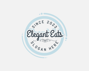 Elegant Business Badge logo design