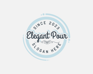 Elegant Business Badge logo design