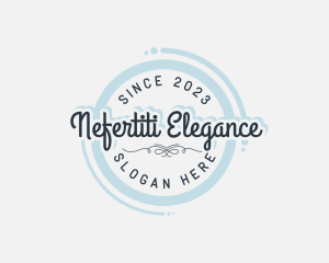 Elegant Business Badge logo design