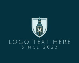 Defense - Big Ben Shield Landmark logo design