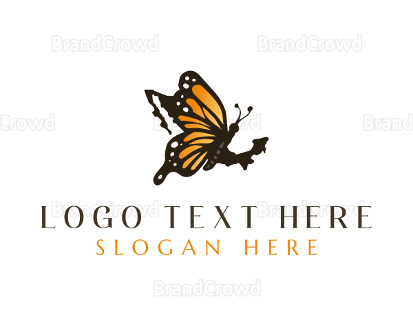 Mexico Monarch Butterfly Logo