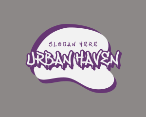 Urban Paint Graffiti logo design