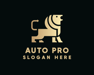 Golden Lion Sigil Logo