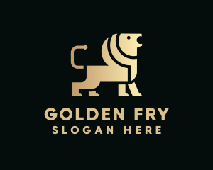 Golden Lion Sigil logo design