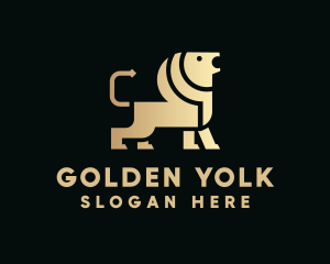 Golden Lion Sigil logo design